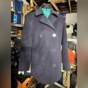 L.L Bean Navy Coat